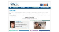 Desktop Screenshot of cfah.org